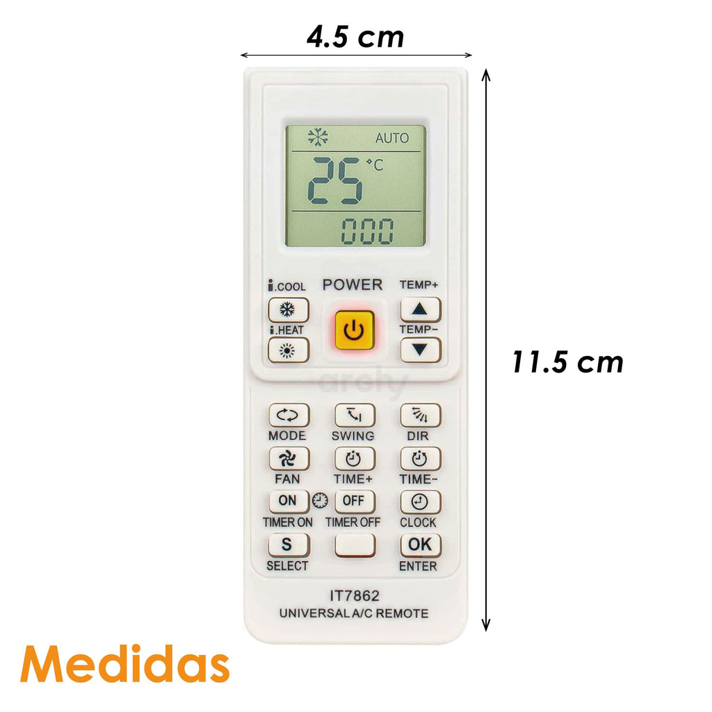 Archy Control Universal para Aire Acondicionado +4000 marcas (IT7862)