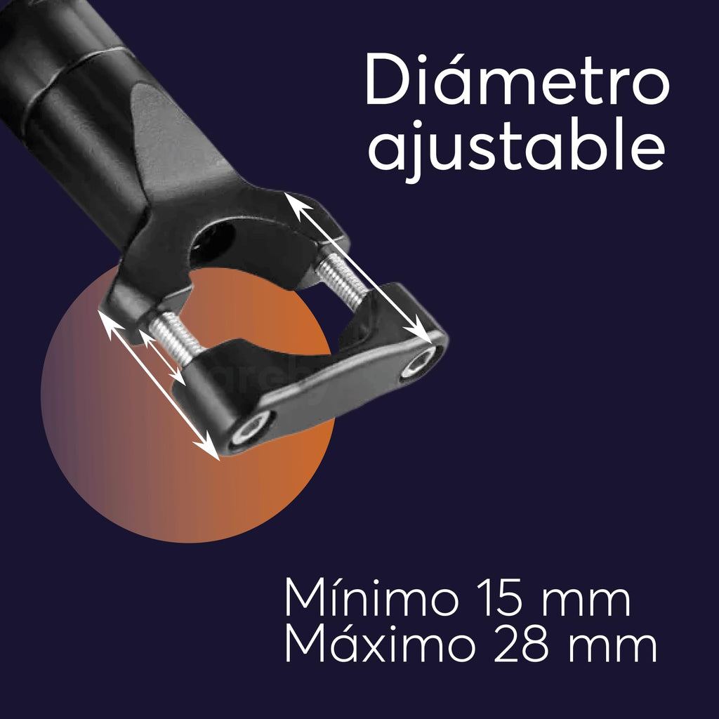 Soporte de Celular para Moto y Bici Metálico Antivibración
