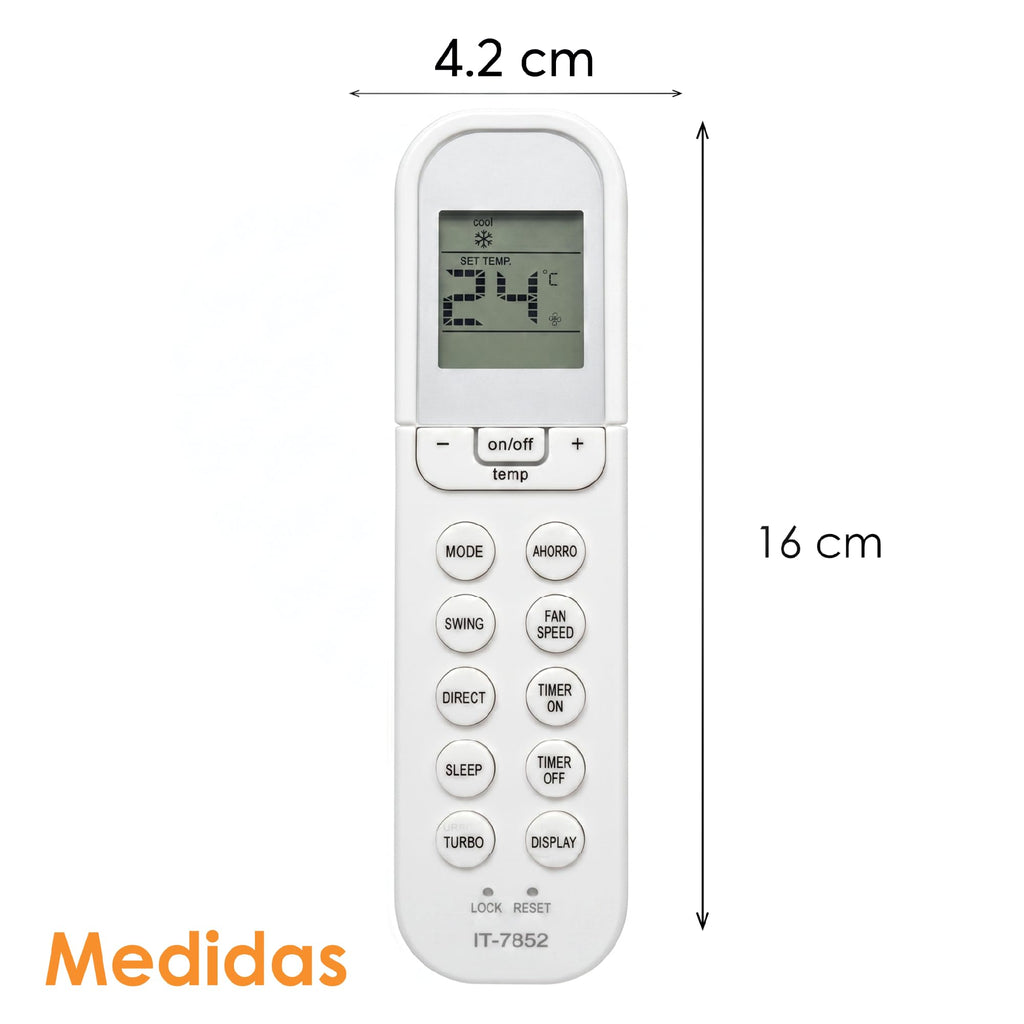 Archy Control Remoto para Aire Acondicionado compatible con Mirage (MDE18)