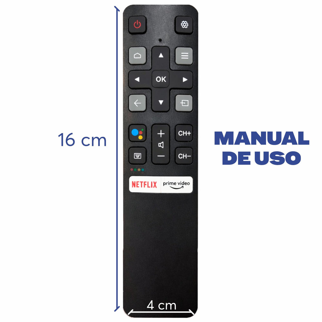 Archy Control Remoto compatible con TCL Smart TV (CTCL)