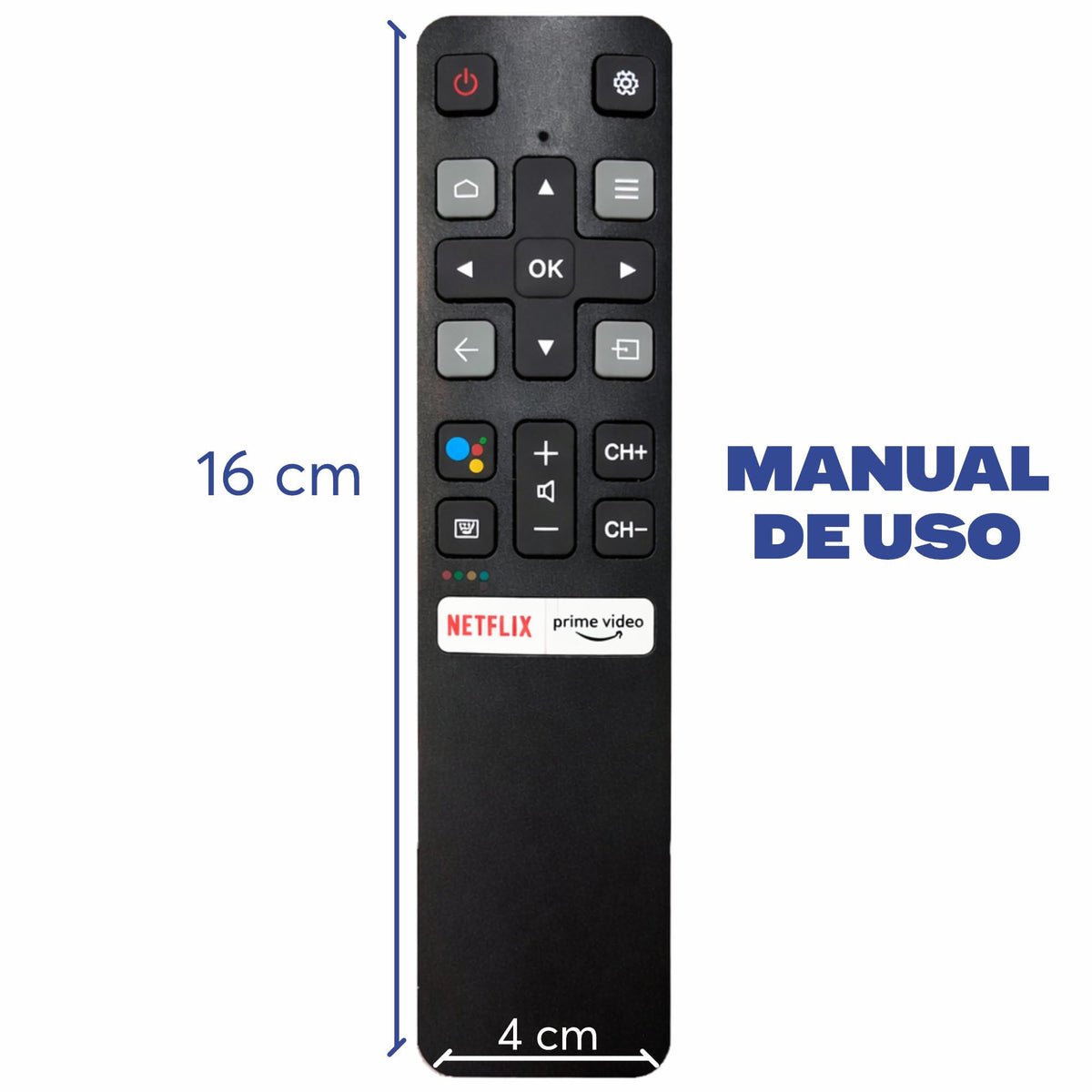 Archy Control Remoto compatible con TCL Smart TV (CTCL)