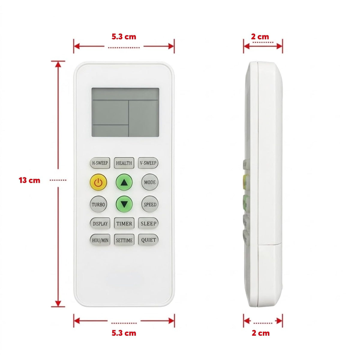 Archy Paquete 2 piezas: Control Remoto para Aire Acondicionado compatible con Prime (7850)