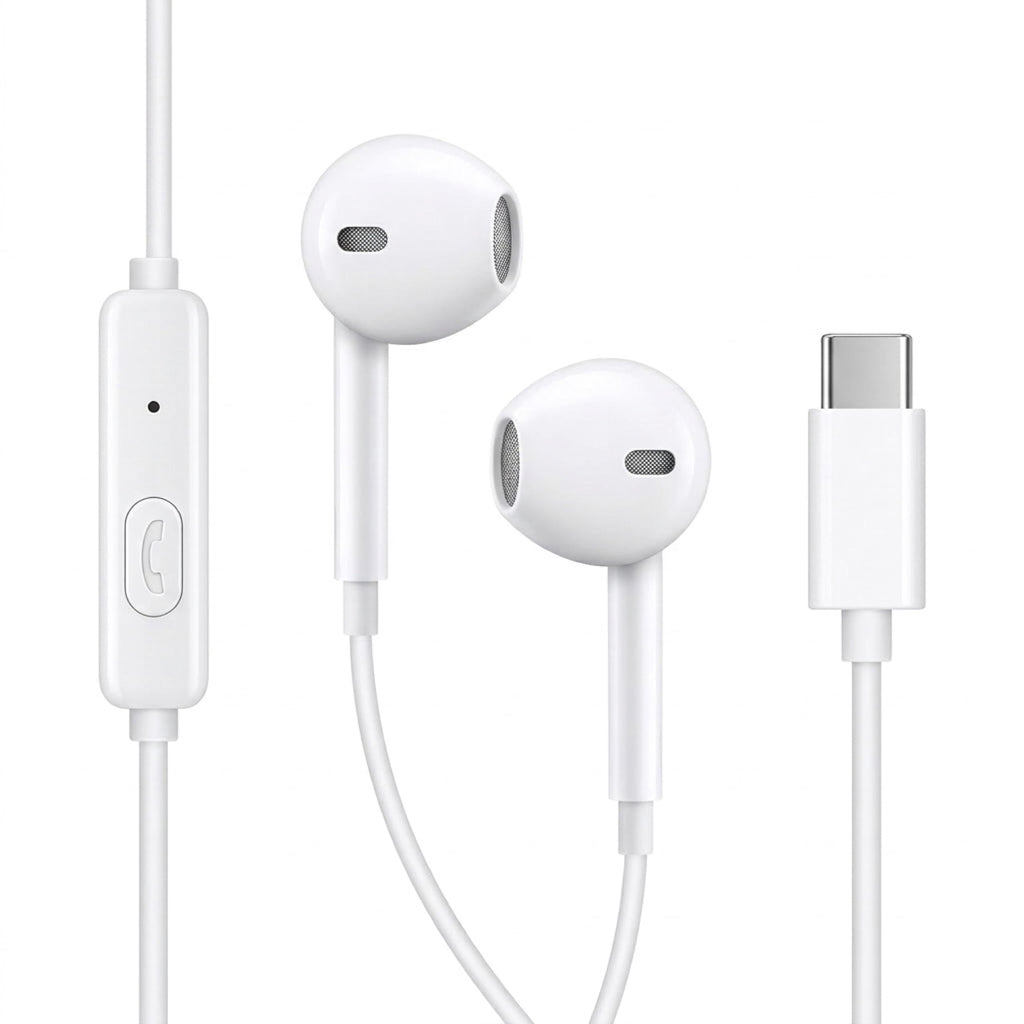 Audífonos Alámbricos USB-C con Micrófono