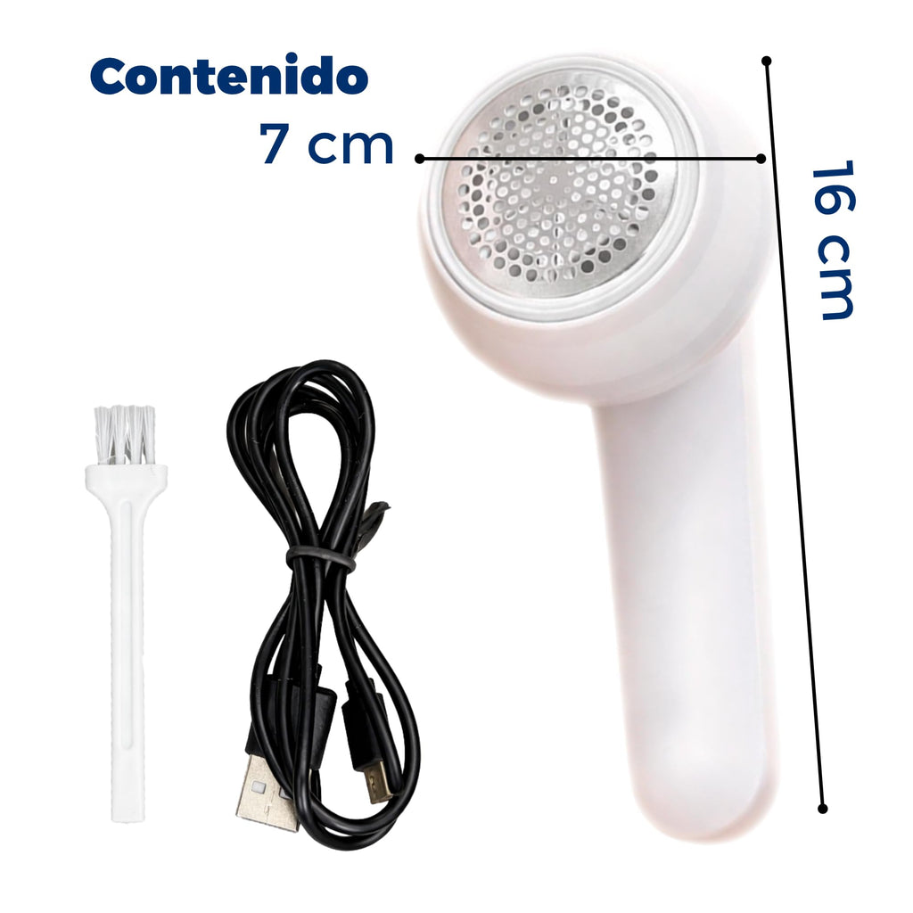 Quita Pelusa Eléctrico Recargable de 6 Cuchillas