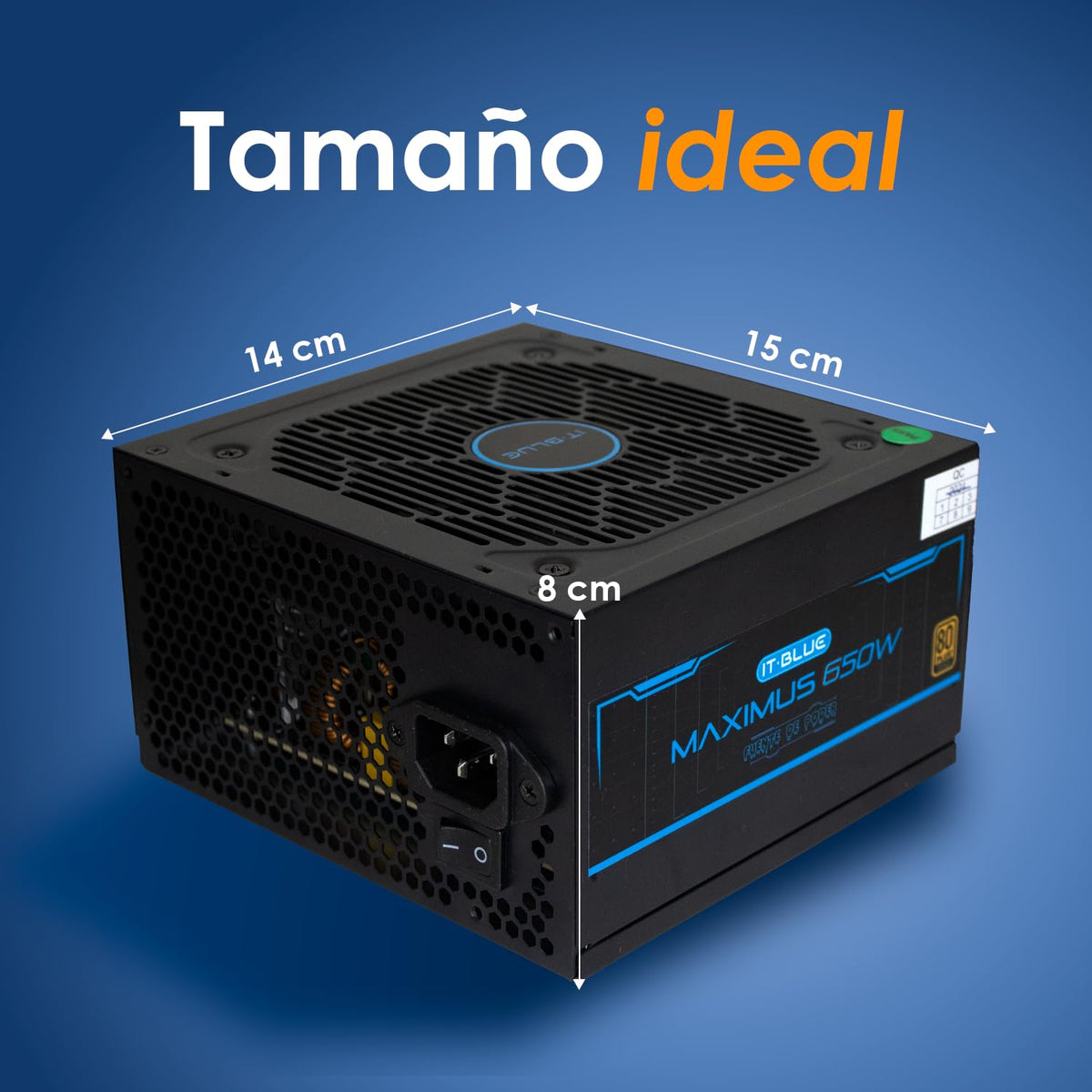 Fuente de Poder Gamer 80 Plus Gold 650 W, 750 W y 850 W