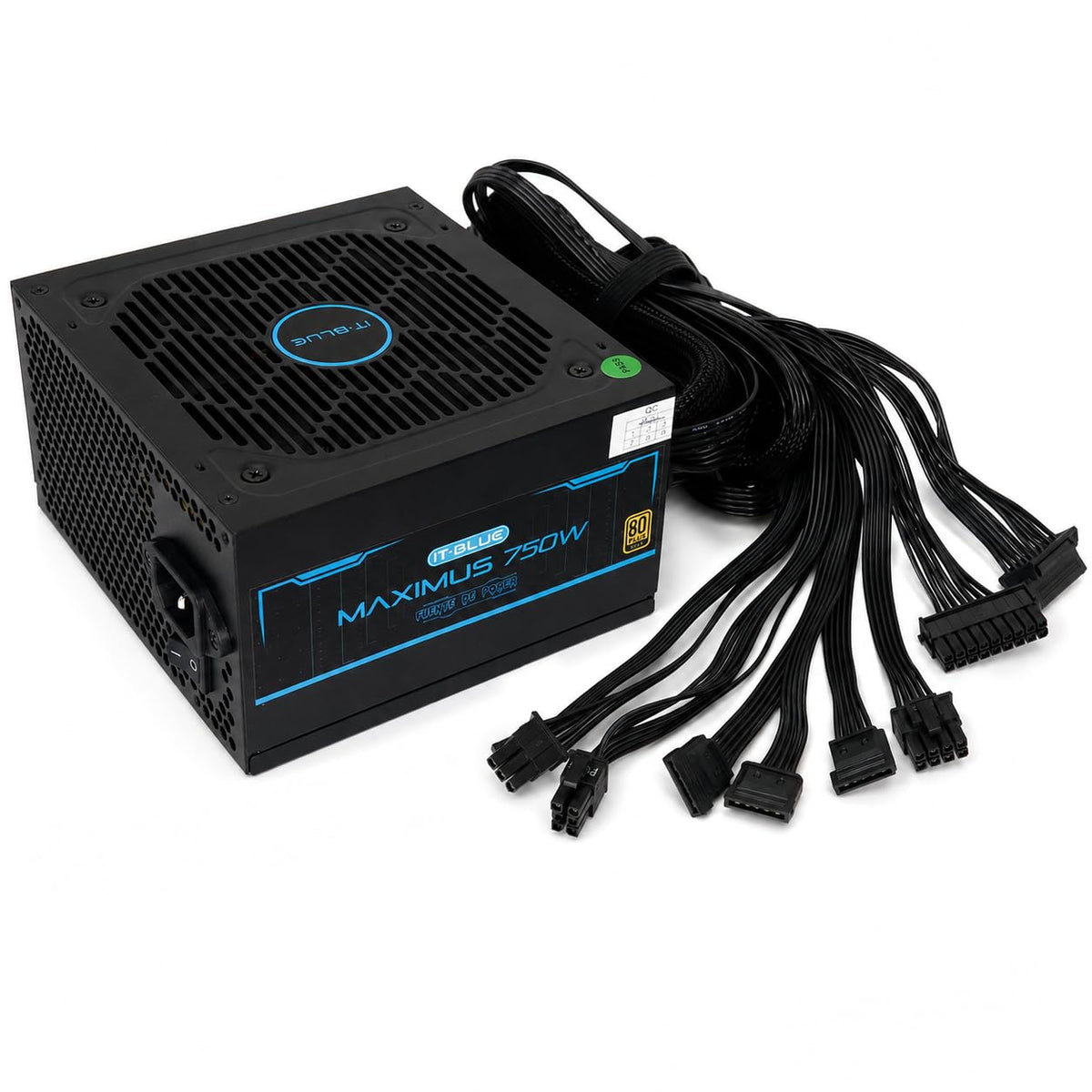 Fuente de Poder Gamer 80 Plus Gold 650 W, 750 W y 850 W 750 W