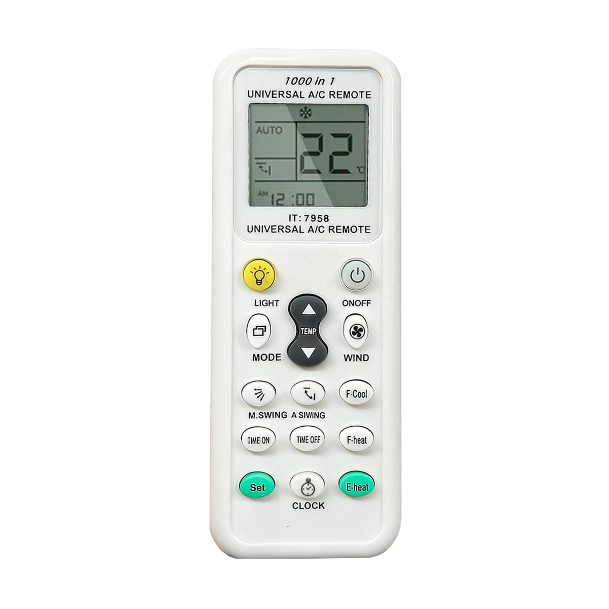 Archy Paquete 2 piezas: Control Universal para Aire Acondicionado Multimarca (IT7858)