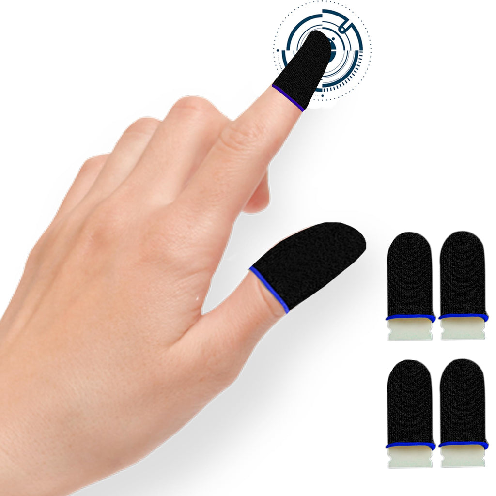 Dedales Gamer Antideslizantes para Pantalla Táctil 2 pares