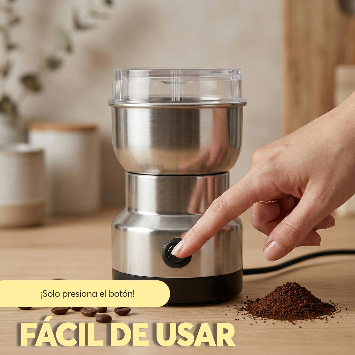 Molino Eléctrico de Café y Especias 85 g 150 W