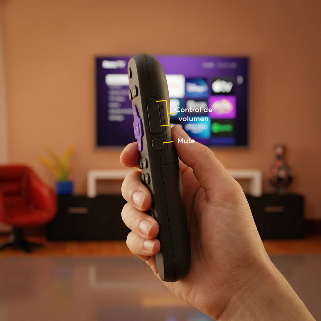 Archy Paquete 2 piezas: Control Remoto compatible con pantallas Roku TV (RTV)