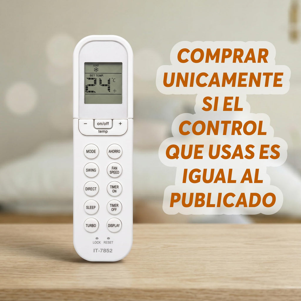 Archy Paquete 2 piezas: Control Remoto para Aire Acondicionado compatible con Mirage (MDE18)