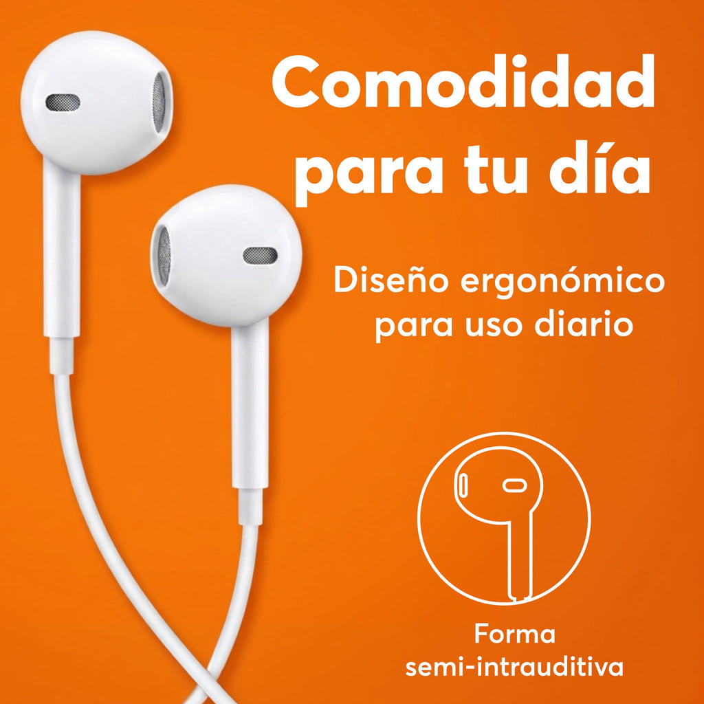 Audífonos Alámbricos USB-C con Micrófono