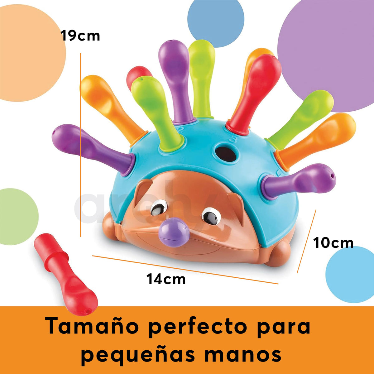 Juguete Didáctico Erizo para Motricidad Fina