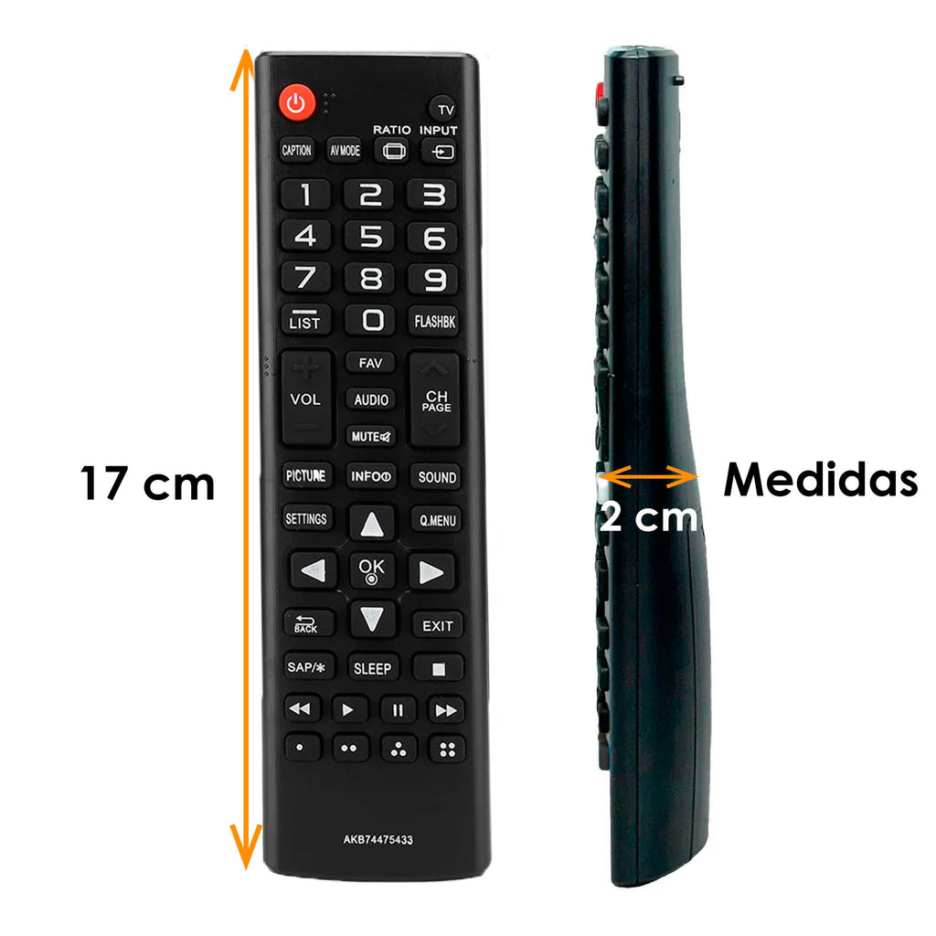 Archy Paquete 2 piezas: Control Remoto compatible con LG Smart TV LED/LCD (IT7002)