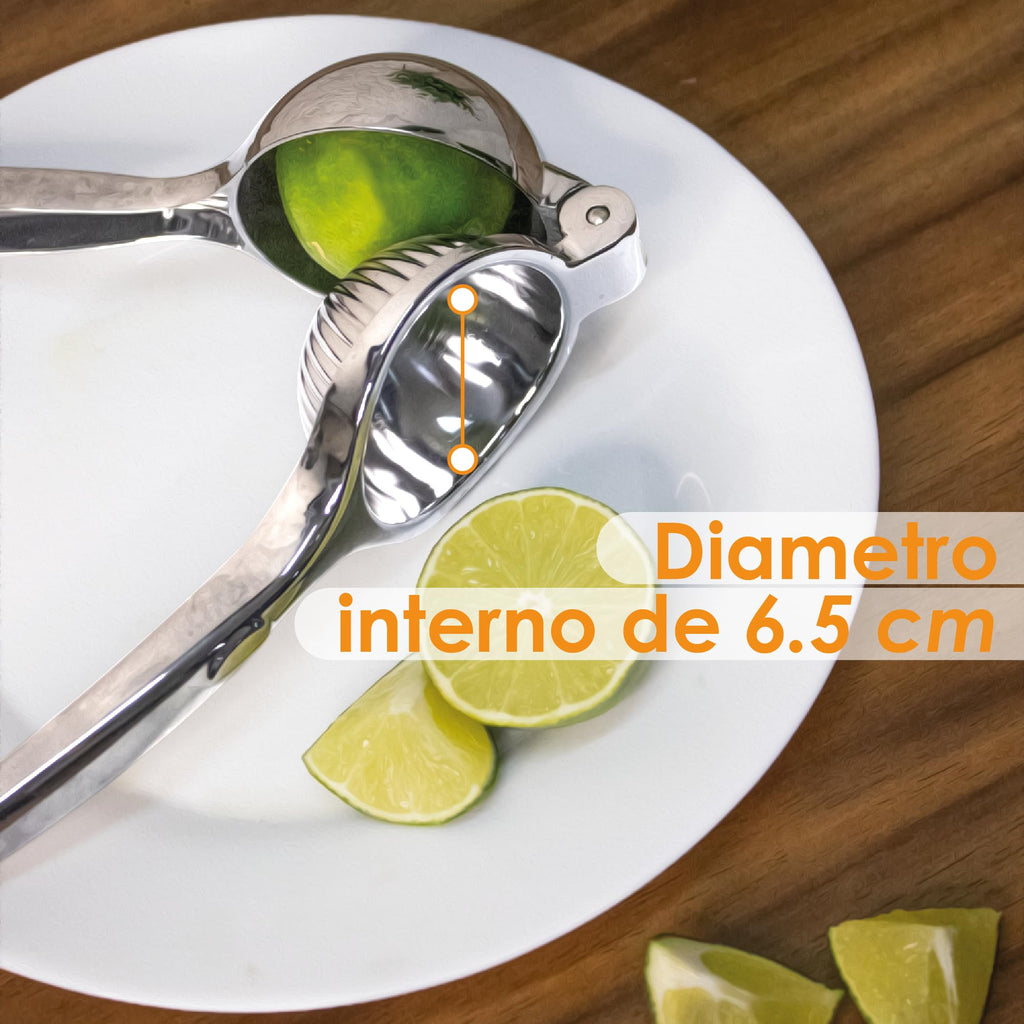 Exprimidor de Limones Extra Grande de Acero Inoxidable