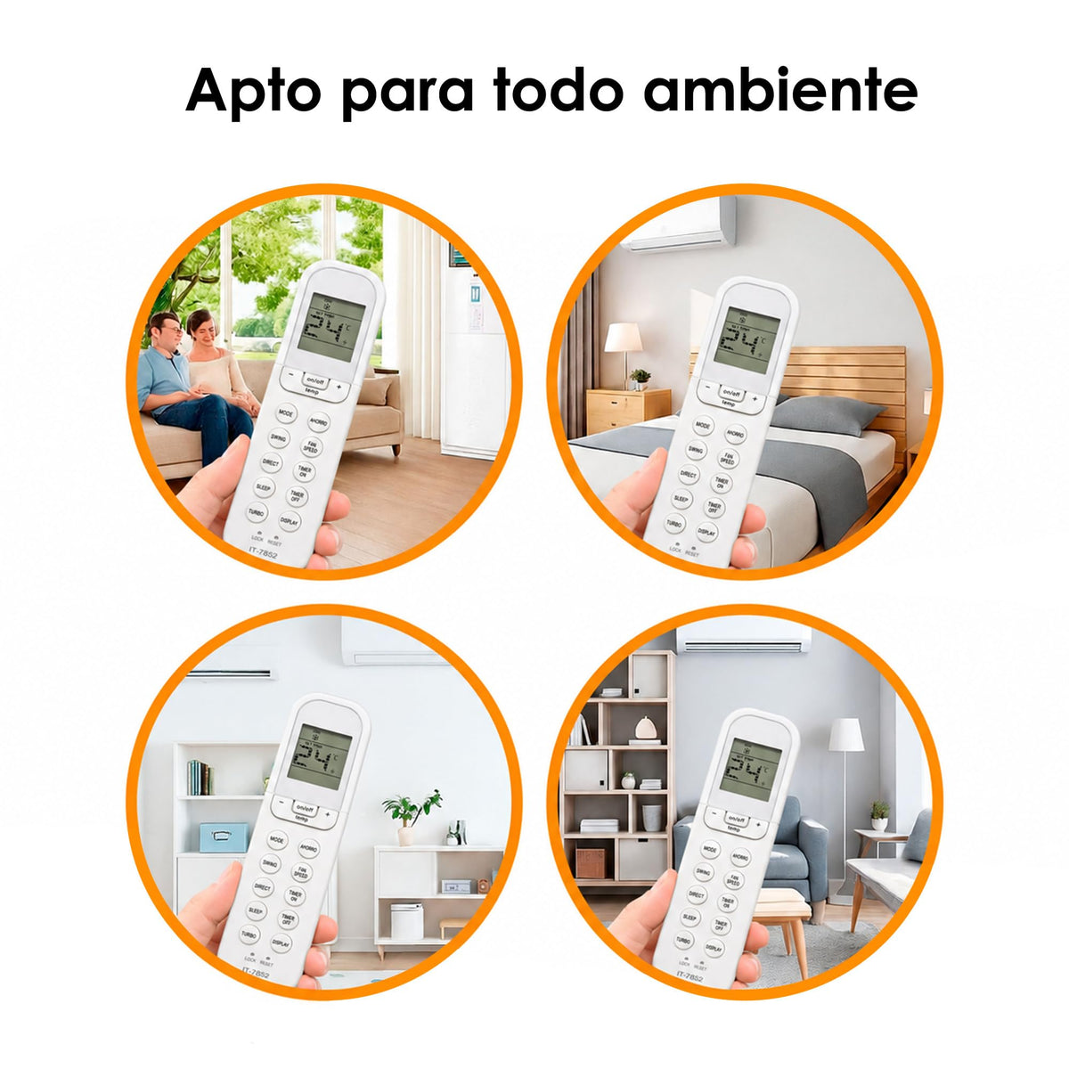 Archy Paquete 2 piezas: Control Remoto para Aire Acondicionado compatible con Mirage (MDE18)