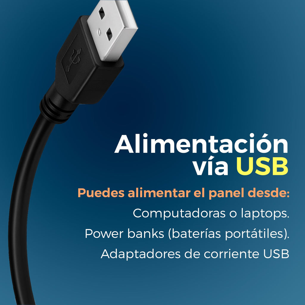 Panel de Luz LED de 8" con Tripié de 2 m y 4 Filtros de Color