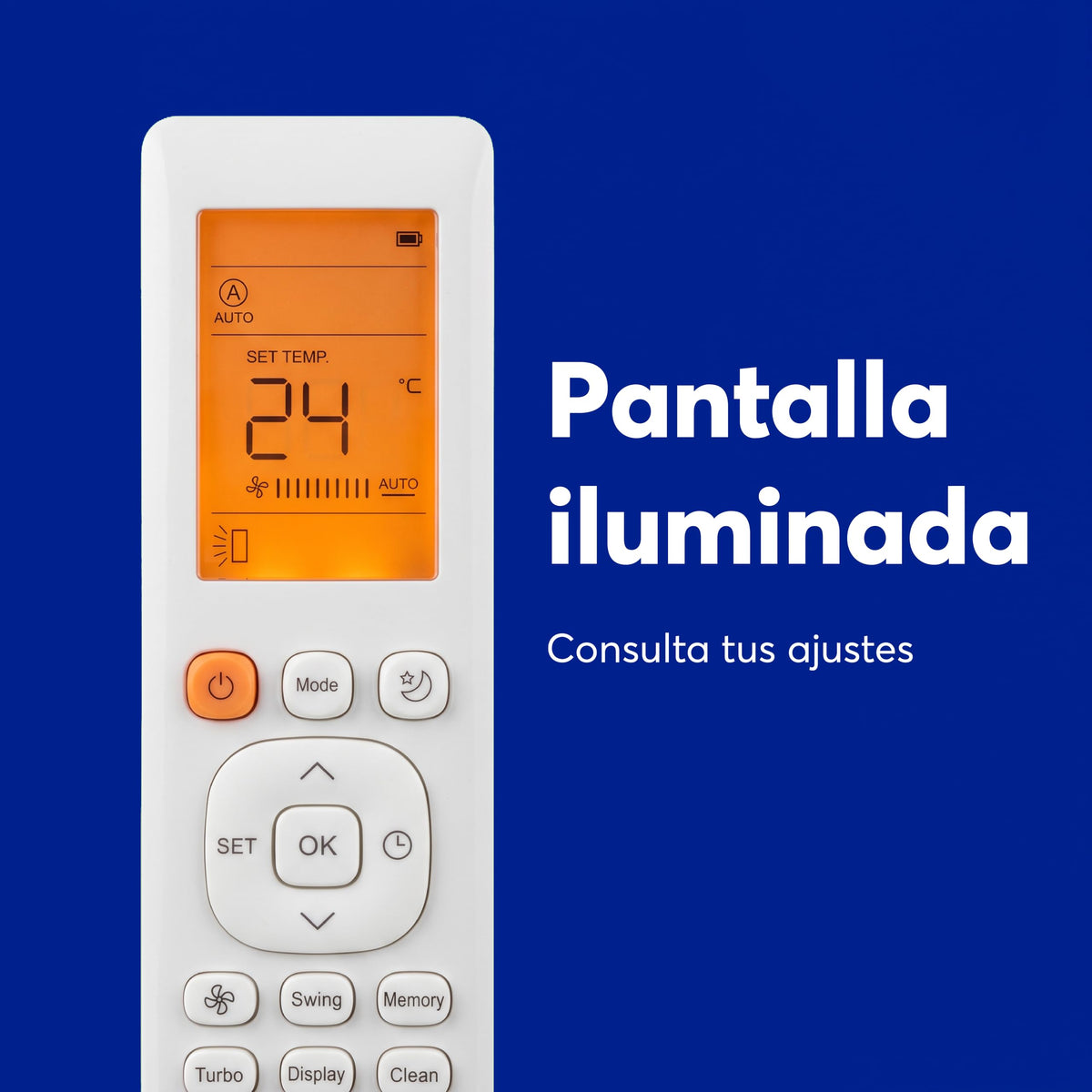 Archy Paquete 2 piezas: Control Remoto para Aire Acondicionado compatible con Mirage (MI93)