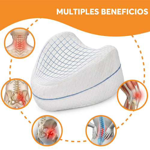 Almohada Ortopédica para Piernas y Rodillas de Memory Foam