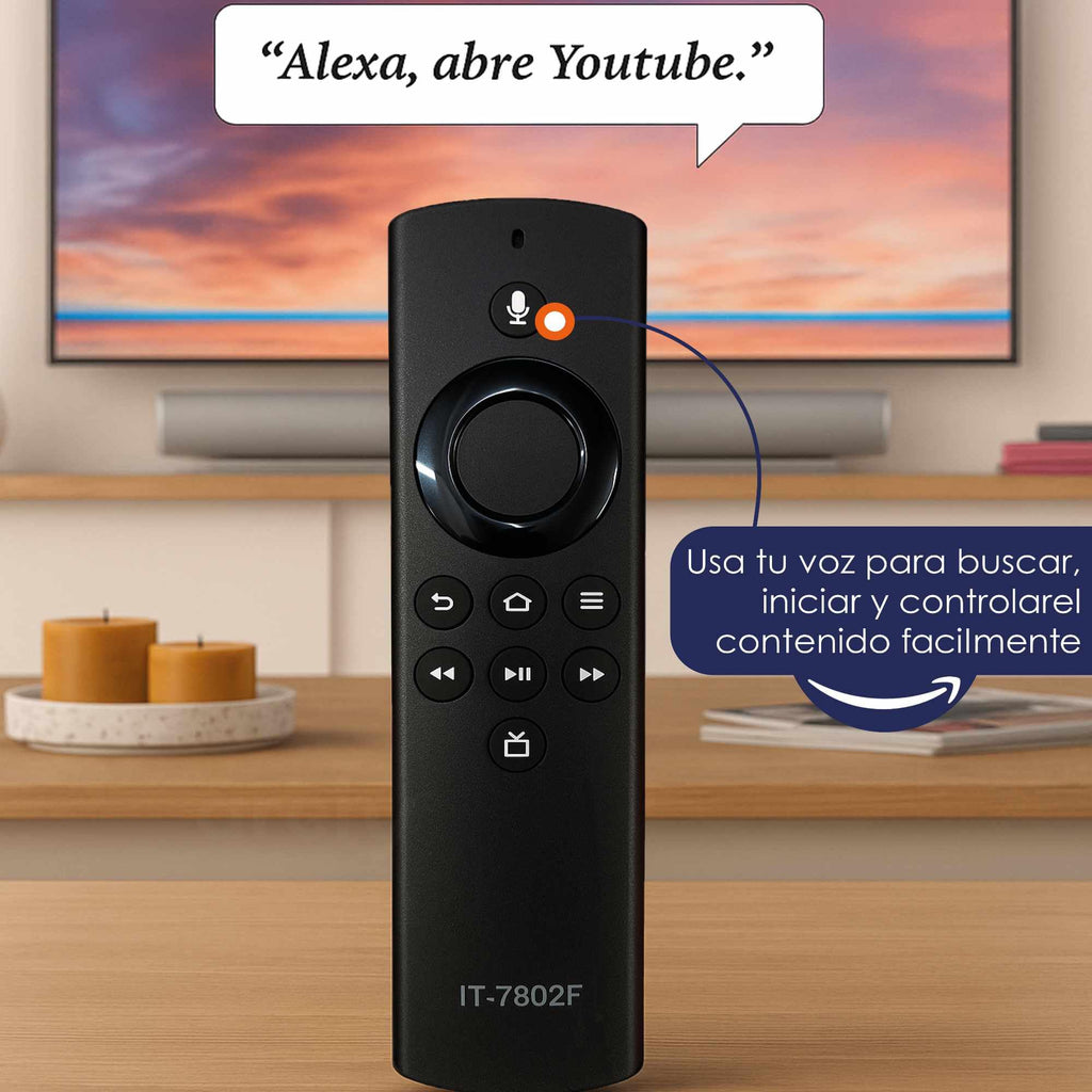 Archy Paquete 2 piezas: Control Remoto por Voz compatible con Fire TV Stick (IT7802F)