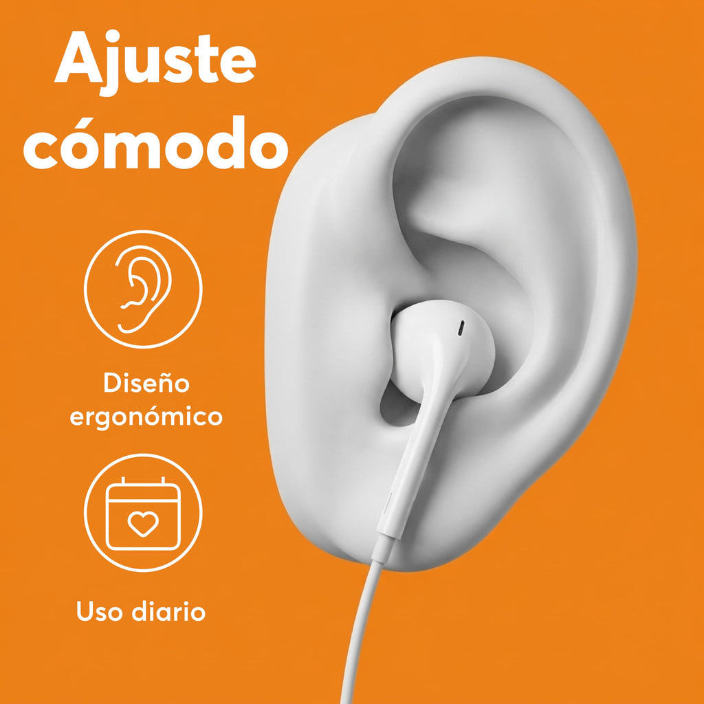 Audífonos Alámbricos USB-C con Micrófono