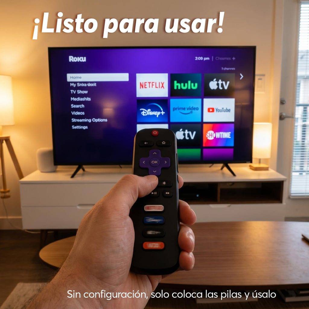 Archy Control Remoto compatible con pantallas Roku TV (RTV2)