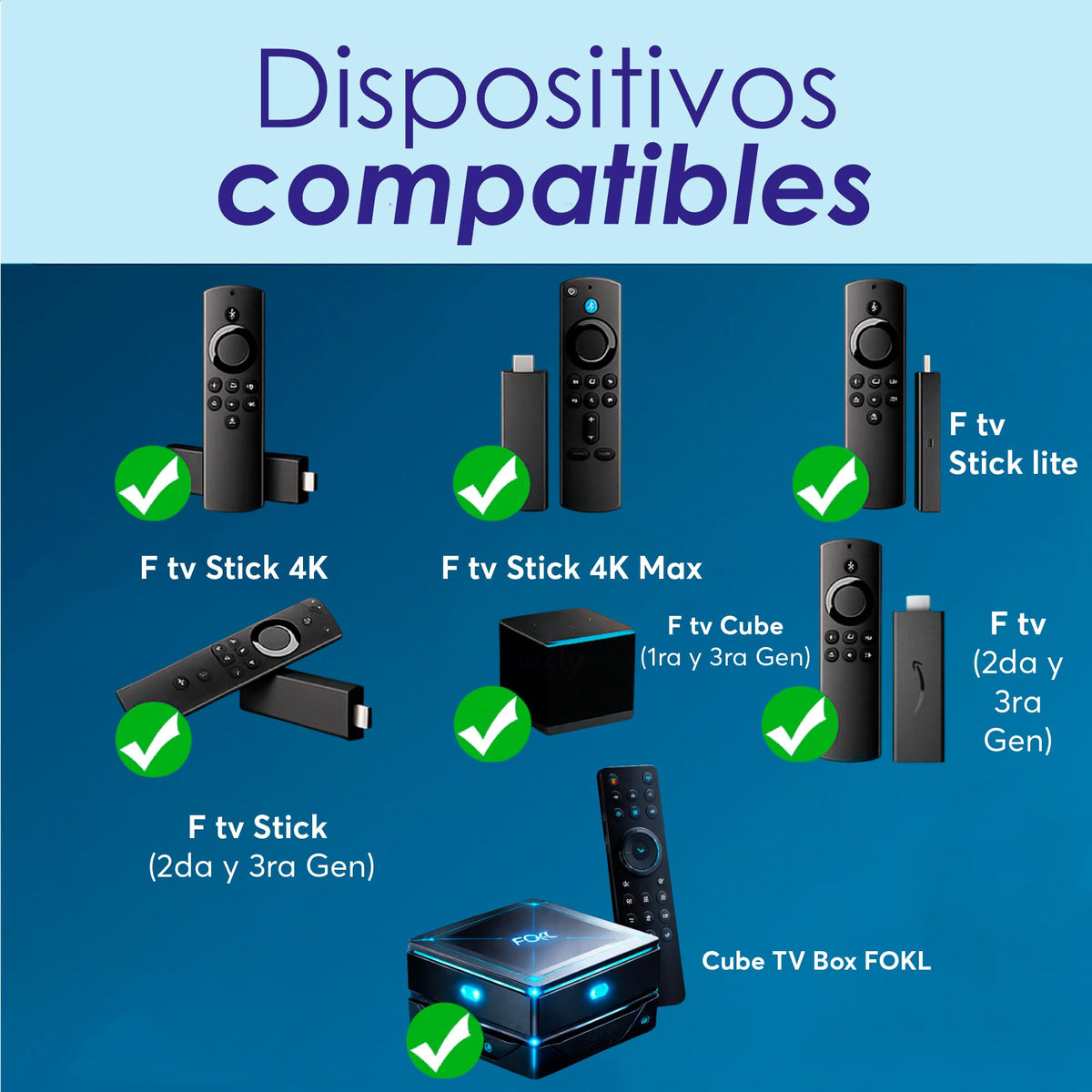 Archy Control Remoto por Voz con Botones de Apps compatible con Fire TV Stick (IT7800F)