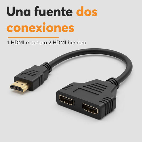 Adaptador HDMI 1 Entrada a 2 Salidas