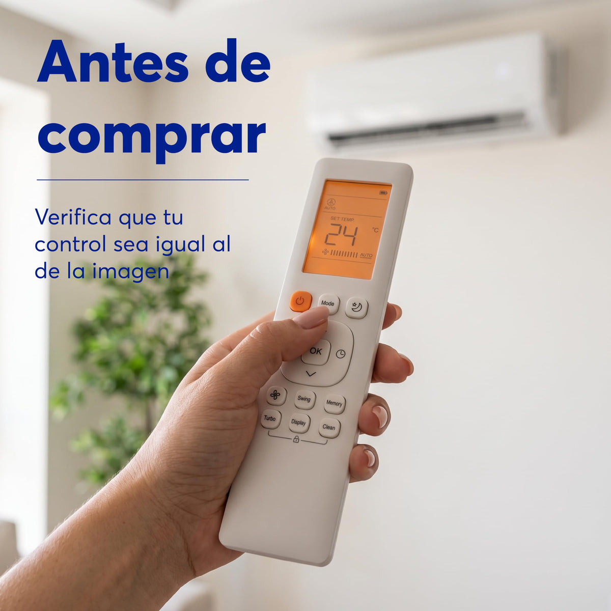 Archy Control Remoto para Aire Acondicionado compatible con Mirage (MI93)