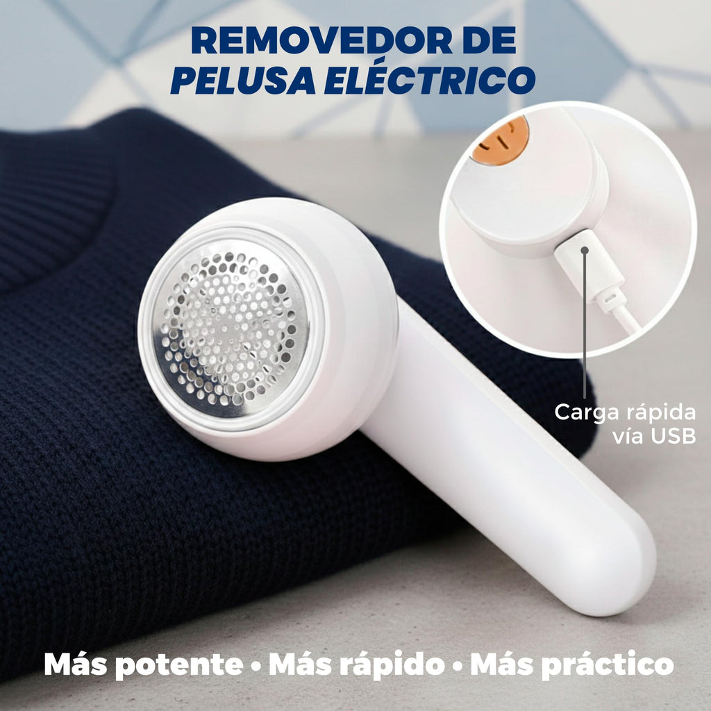 Quita Pelusa Eléctrico Recargable de 6 Cuchillas