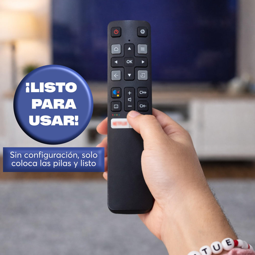 Archy Paquete 2 piezas: Control Remoto compatible con TCL Smart TV (CTCL)
