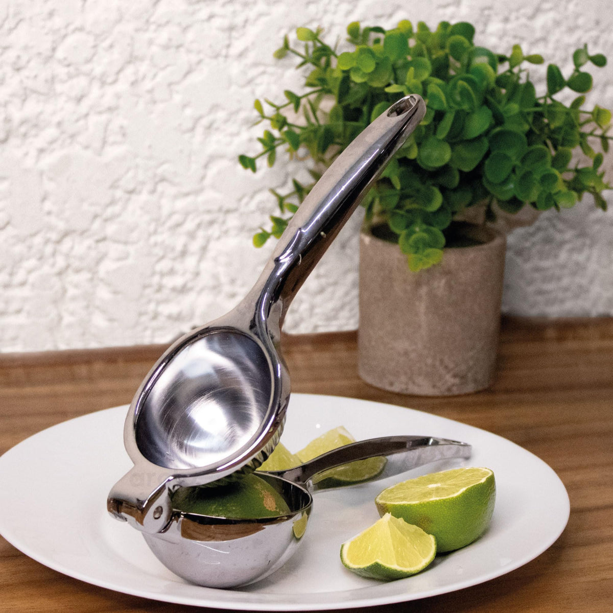Exprimidor de Limones Extra Grande de Acero Inoxidable