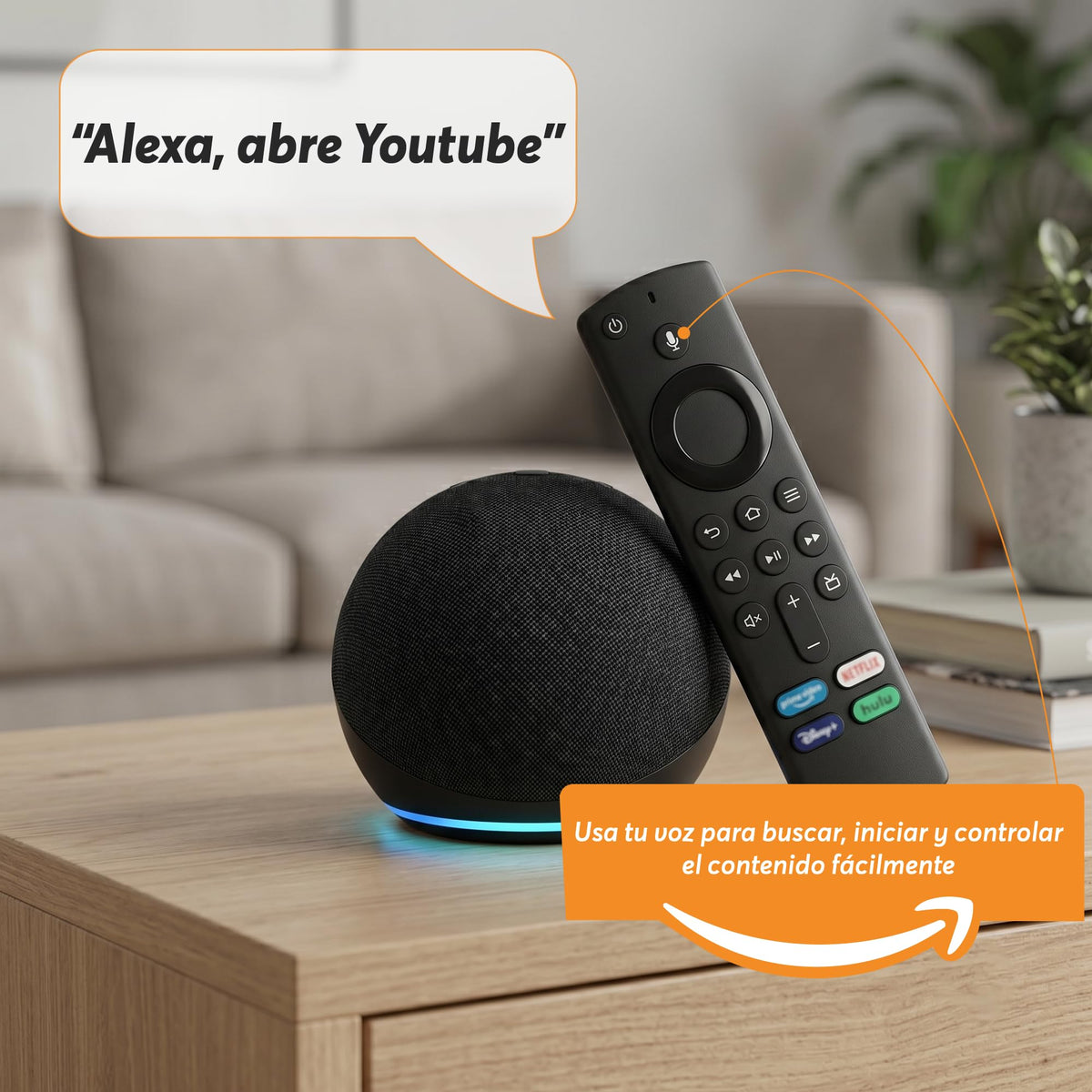 Archy Paquete 2 piezas: Control Remoto por Voz con Botones de Apps compatible con Fire TV Stick (IT7800F)