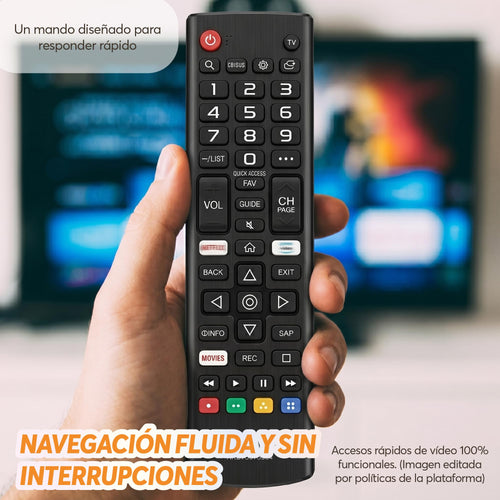Archy Control Remoto compatible con LG Smart TV con Apps (CLG2)