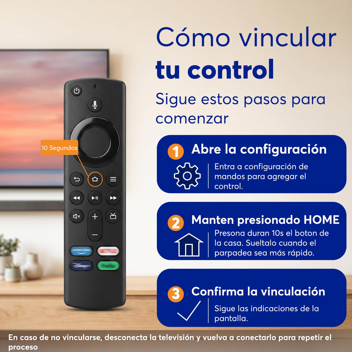 Archy Paquete 2 piezas: Control Remoto por Voz con Botones de Apps compatible con Fire TV Stick (IT7800F)