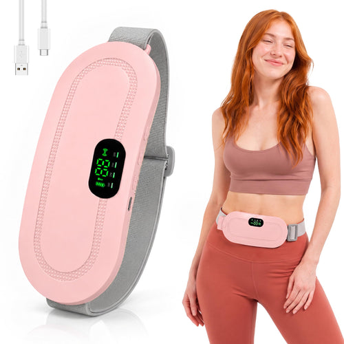 Cinturón Térmico Menstrual Recargable con Calor y Vibración