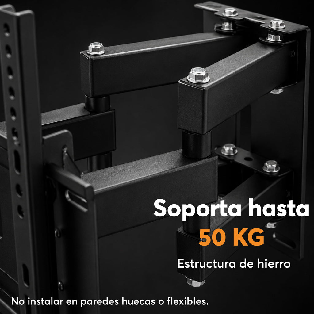 Soporte de TV Articulado para Pantallas de 32" a 75" hasta 50 kg