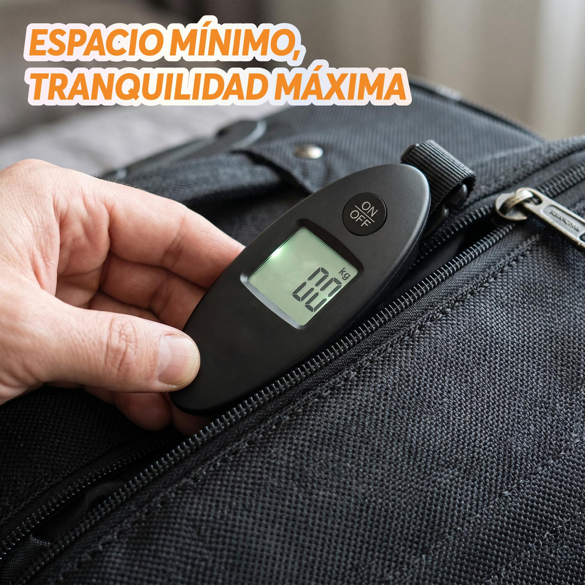 Báscula Digital para Maletas hasta 40 kg con Función Tara