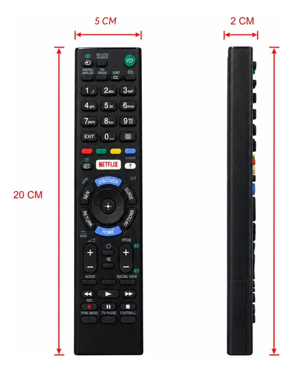 Archy Control Remoto compatible con Sony Bravia (7355)